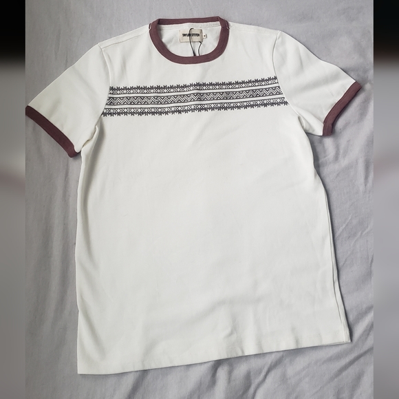 Taylor Stich heavy bag tee in canyon stripe, size XS - Picture 1 of 3